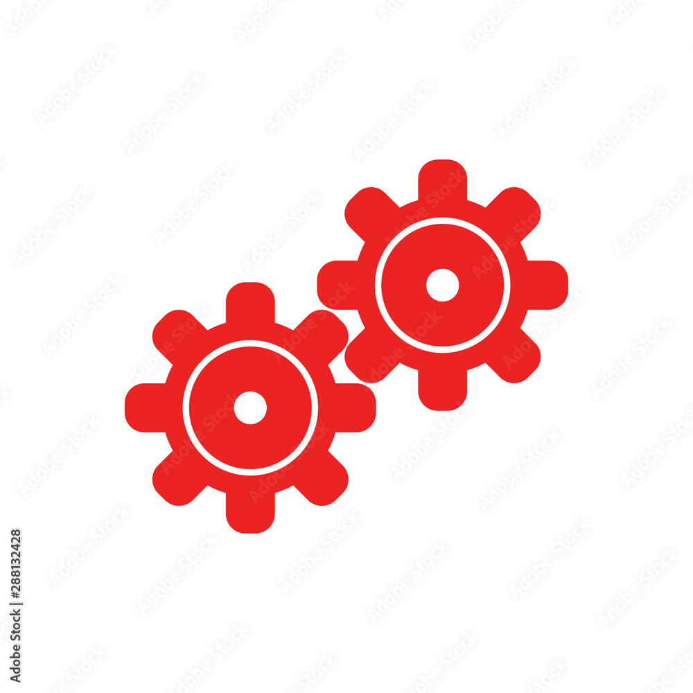 Zahnräder und Hintergrund