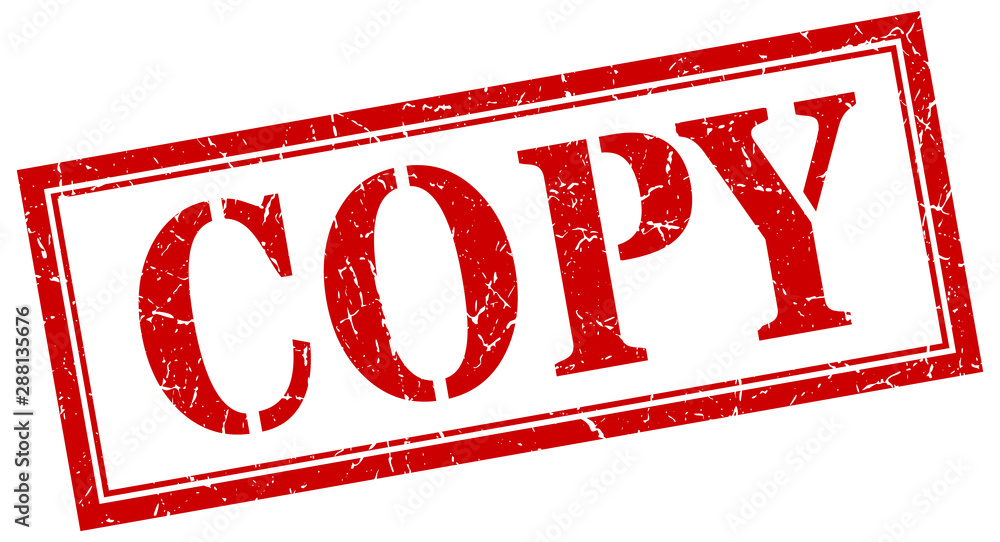 copy stamp. copy square grunge sign. copy - obrazy, fototapety, plakaty 