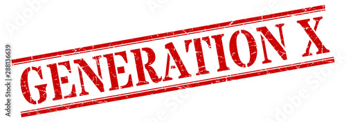 generation x stamp. generation x square grunge sign. generation x