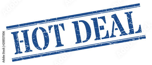 hot deal stamp. hot deal square grunge sign. hot deal
