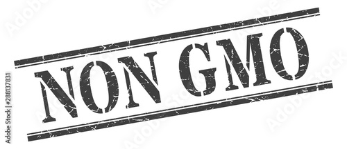 non gmo stamp. non gmo square grunge sign. non gmo