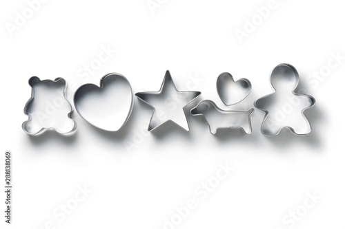 cookie cutter isolated on white background