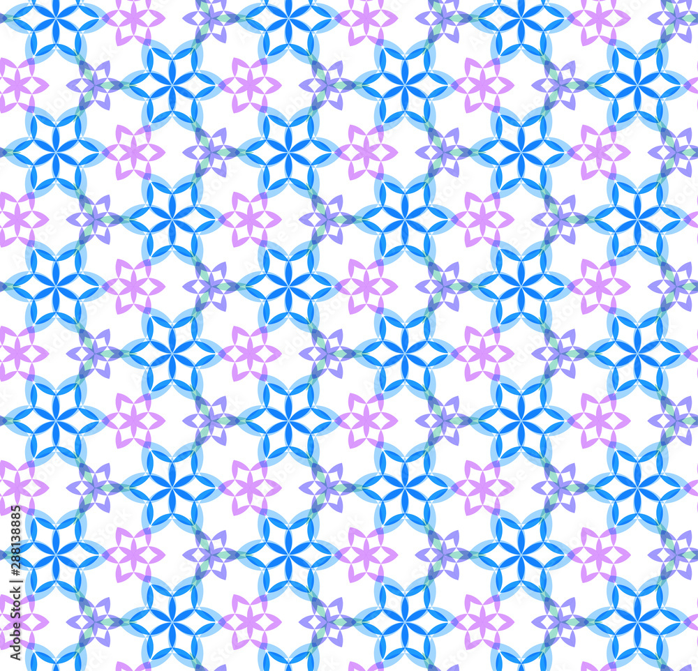 geometric seamless pattern without gradient, EPS 10