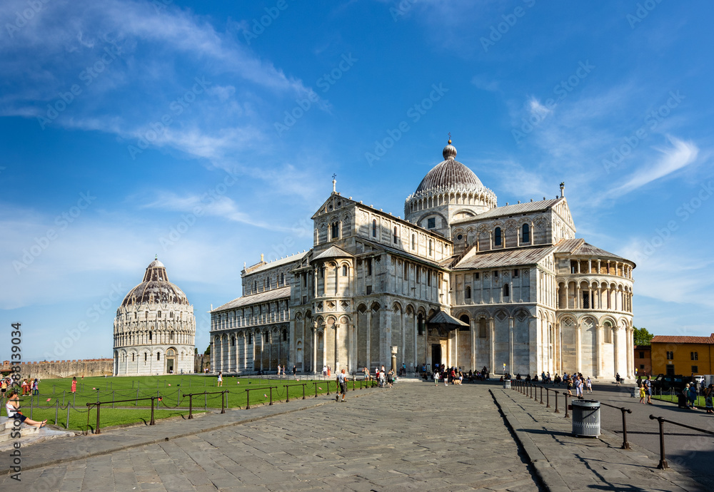 Obraz premium Pisa cattedrale e battistero