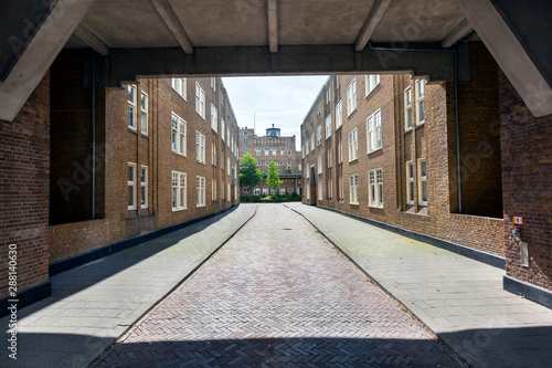 Entrance to the Justus van Effencomplex in Rotterdam photo