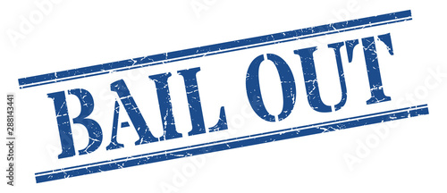 bail out stamp. bail out square grunge sign. bail out