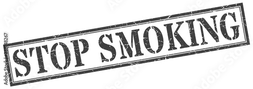 stop smoking stamp. stop smoking square grunge sign. stop smoking