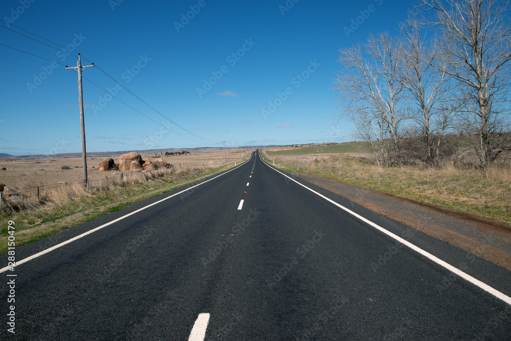 Kosciuszko Road  Australia, empty road