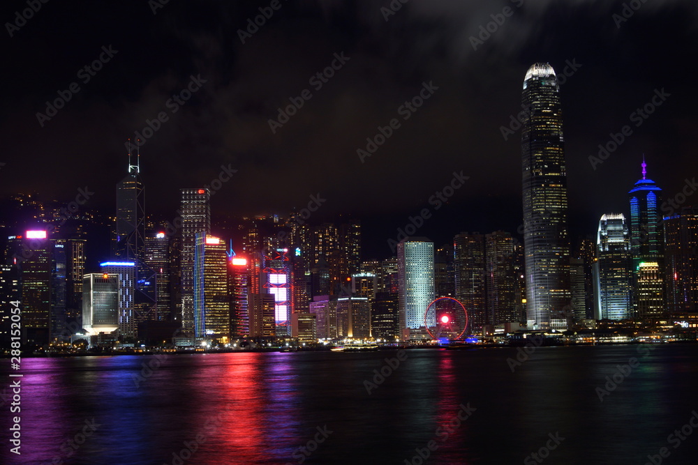 Fototapeta premium 香港 夜景