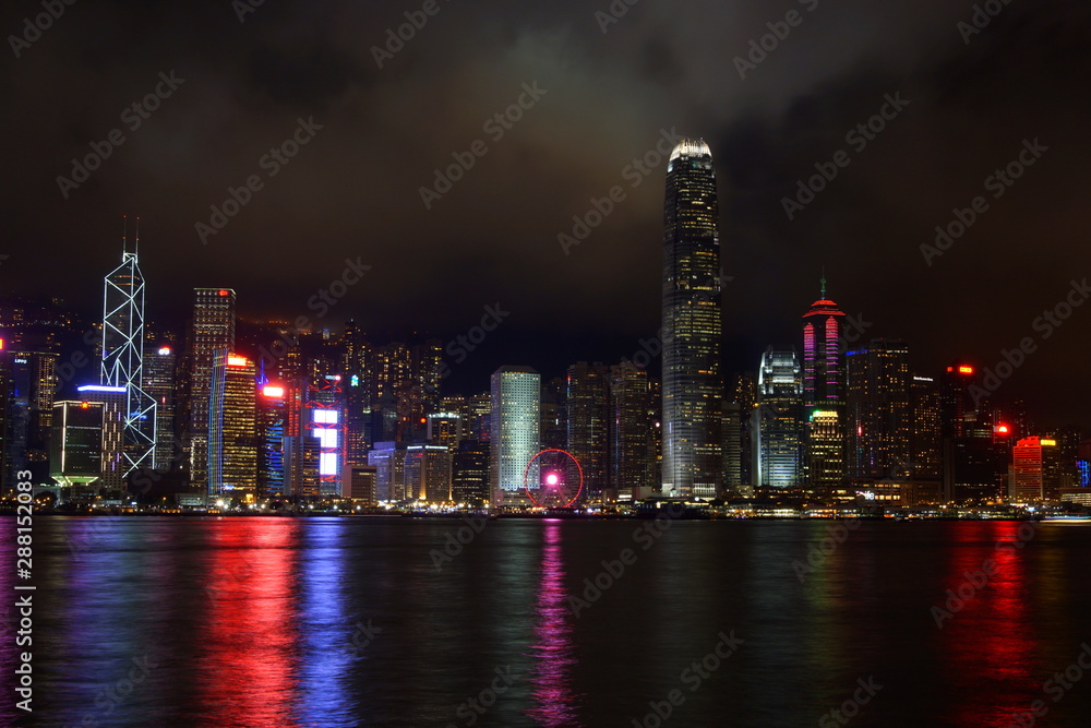 Obraz premium 香港 夜景