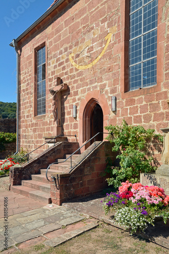 Fototapeta Naklejka Na Ścianę i Meble -  wehrkirche in dörrenbach