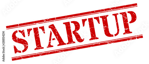 startup stamp. startup square grunge sign. startup