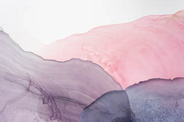 Alcohol ink. Style incorporates the swirls of marble or the ripples of agate.  Abstract painting, can be used as a trendy background for wallpapers, posters, cards, invitations, websites.