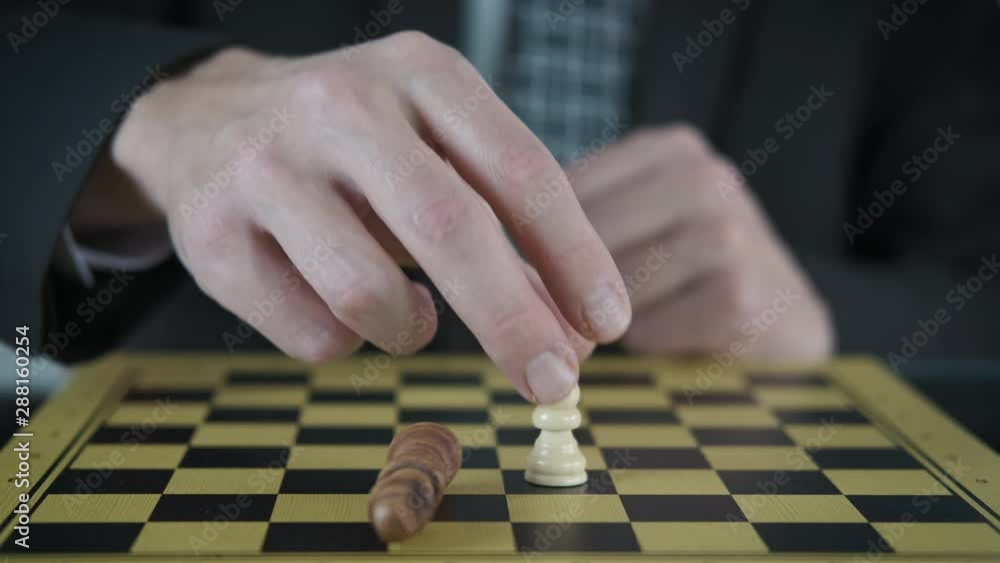 Plan on chess board. Plan on chess board.