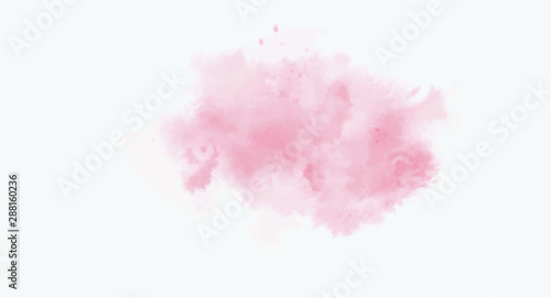 Fototapeta Naklejka Na Ścianę i Meble -  Pink watercolor background for your design, watercolor background concept, vector.