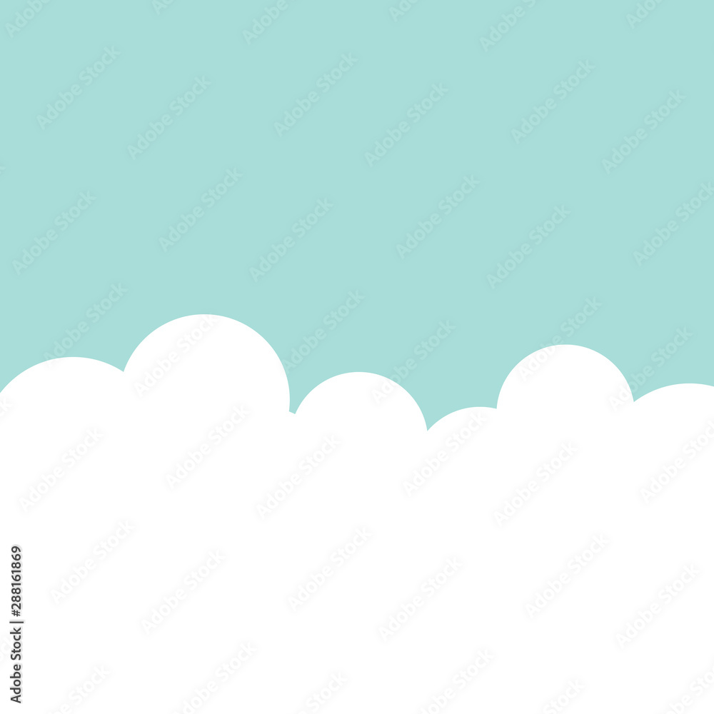 Sky clouds background vector illustration