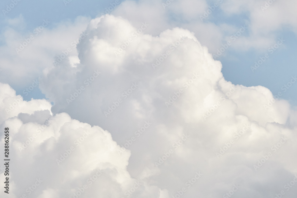 Big clouds on a sunny day Big clouds on a sunny day
