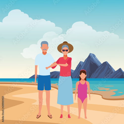 summer vacation cartoon