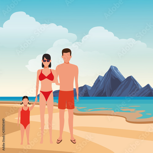summer vacation cartoon