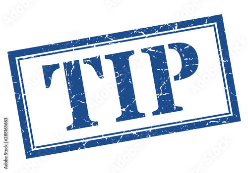 tip stamp. tip square grunge sign. tip