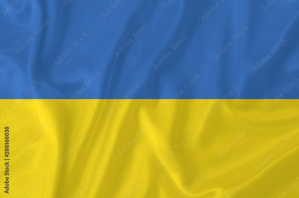Ukraine waving flag Ukraine waving flag
