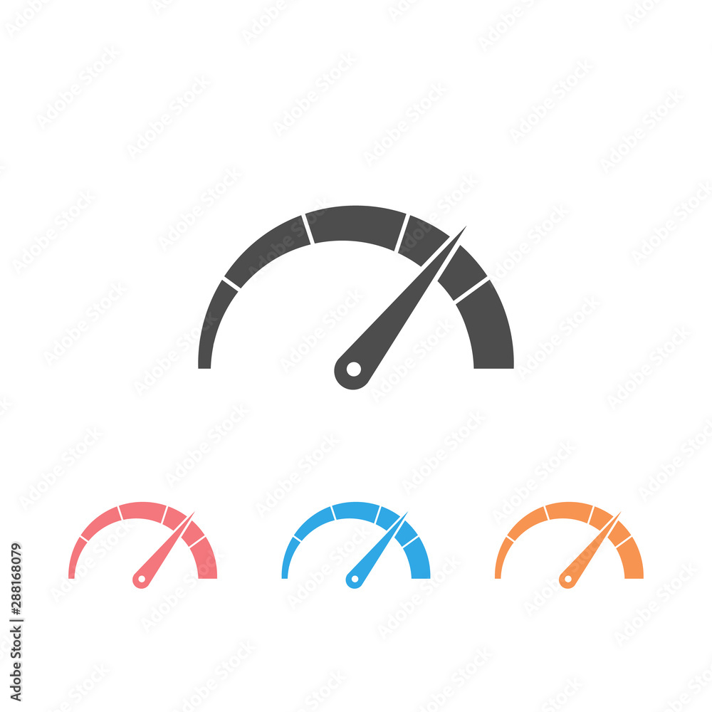 Customer satisfaction meter, speedometer. icon set. Vector Customer satisfaction meter, speedometer. icon set. Vector