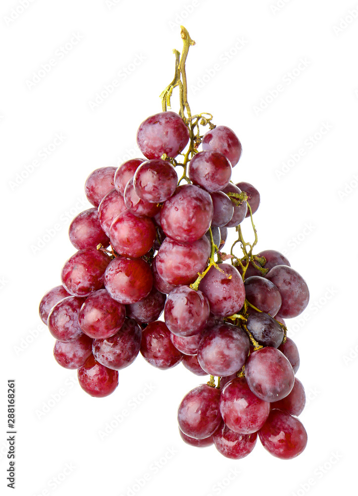 Ripe sweet grapes on white background Ripe sweet grapes on white background