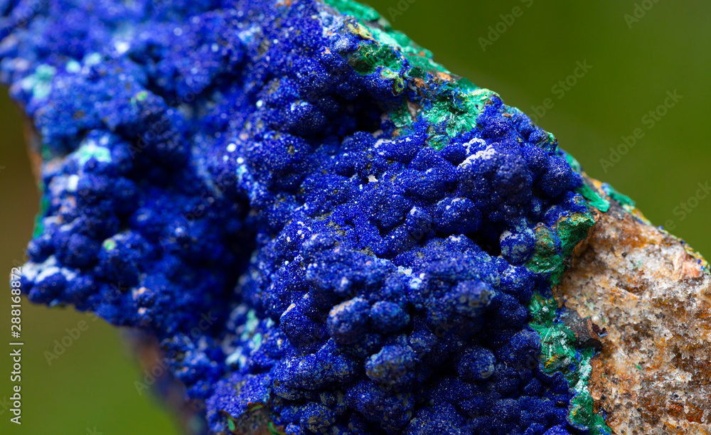 Αυτοκόλλητο azurite mineral specimen stone rock gem quartz crystal
