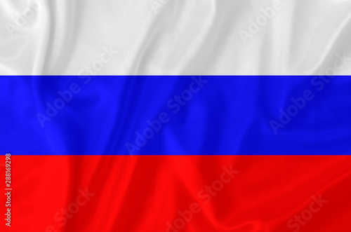 Russia waving flag