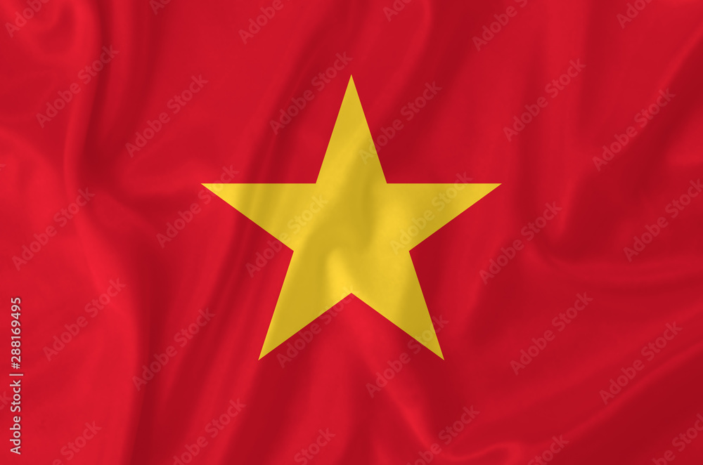 Vietnam waving flag Vietnam waving flag