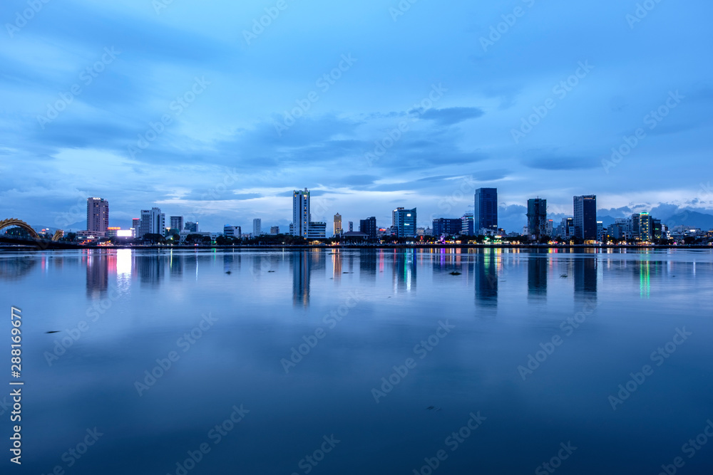 Obraz premium city at night