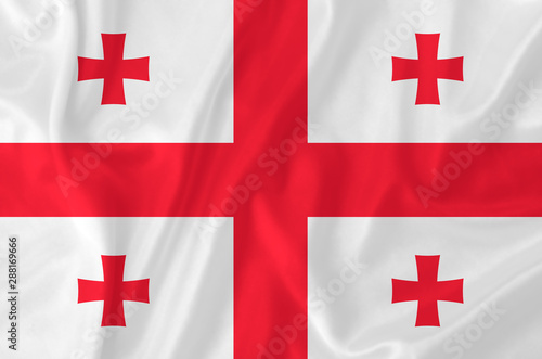 Georgia waving flag