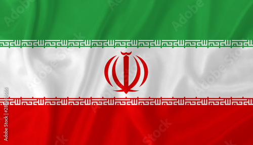 Iran waving flag