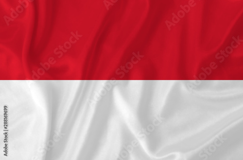 Indonesia waving flag