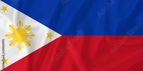 Philippines waving flag