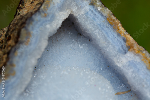 blue chalcedony mineral specimen stone rock gem quartz crystal