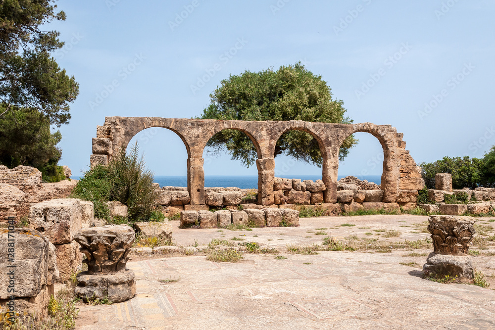 Ancient Roman ruins in Tipasa (Tipaza)