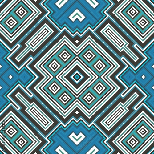 фотографія Modern bright geometric seamless pattern