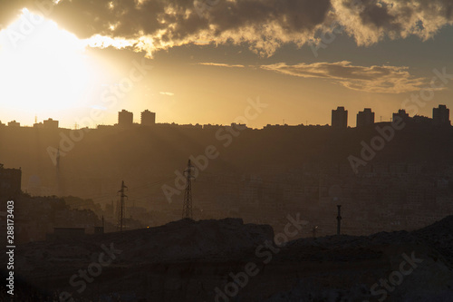 Fotografia Damascus at sunset, Syria