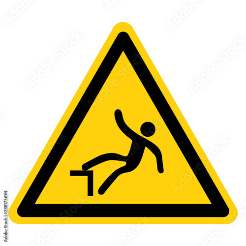 Beware Drop Symbol, Vector Illustration, Isolate On White Background Label. EPS10