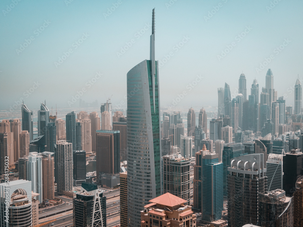 Fototapeta premium Skyscrapers in Dubai Marina