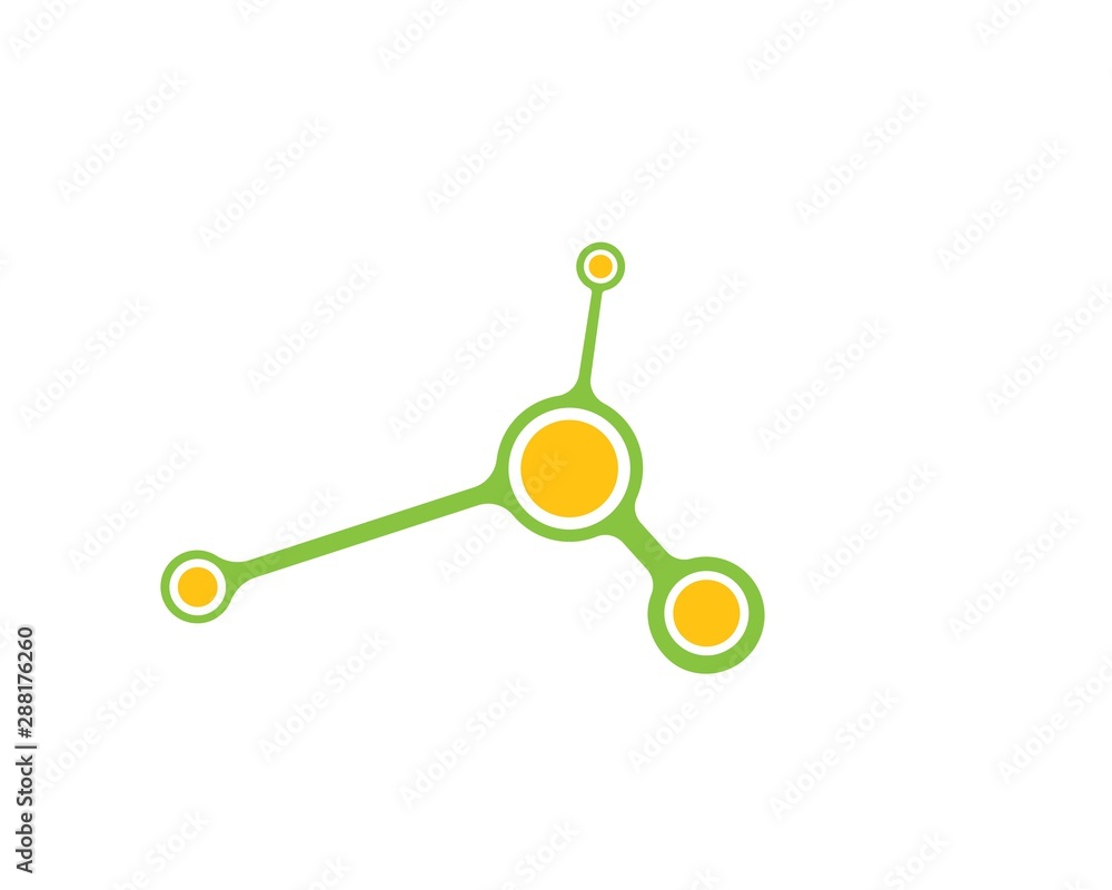 molecule logo vector illustration design molecule logo vector illustration design