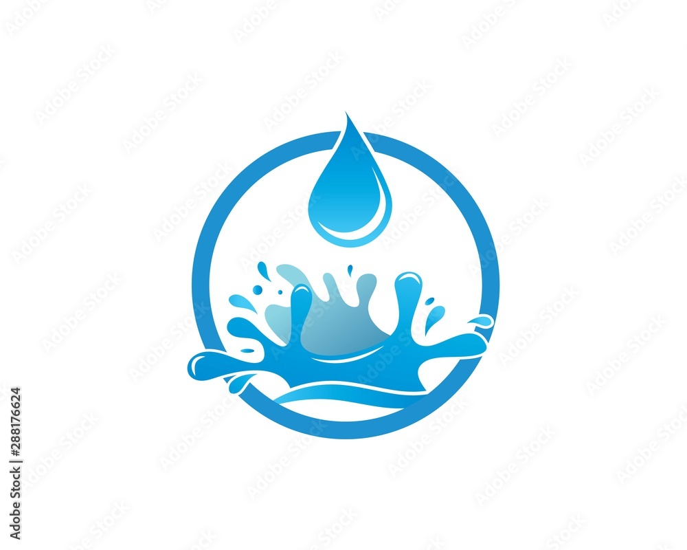 Water Splash logo icon illustration design Water Splash logo icon illustration design