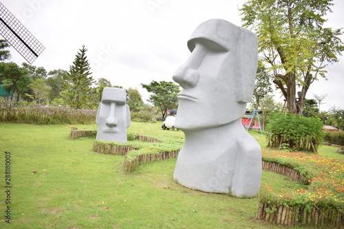 statue of man in cemetery