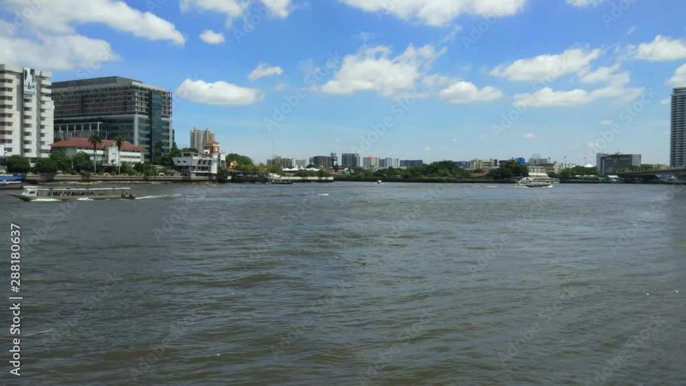 Transportation in Chao Phraya river at Bangkok, Thailand Transportation in Chao Phraya river at Bangkok, Thailand