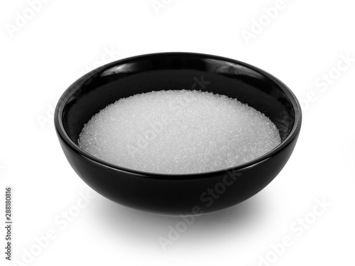 sugar isolated on white background.