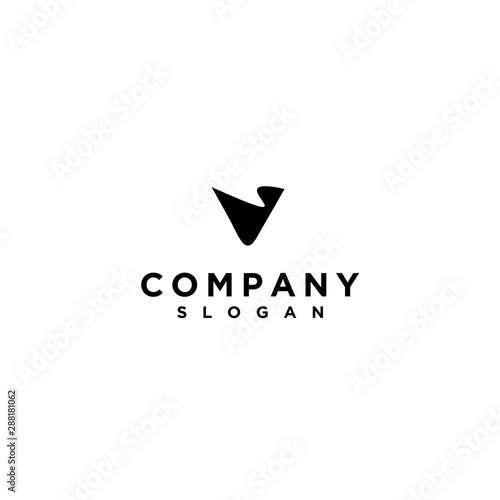 initial V logo template. business logo. vector