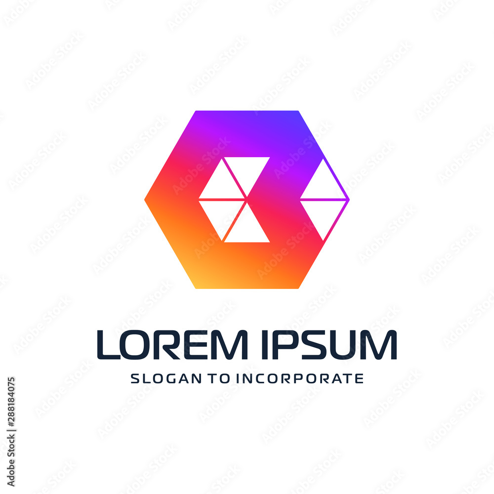 Naklejka premium Letter B abstract Logo Template. construction concept. digital technology logo - vector