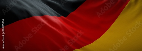 Official flag of Germany. Web Banner.