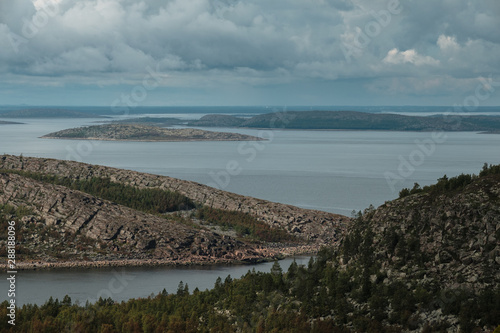 Wallpaper Mural Kuzova Island archipelago in the White Sea, view from the top of the island German Kuzov Torontodigital.ca